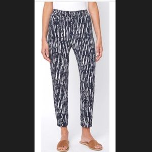 Abbeline Navy Printed Joggers